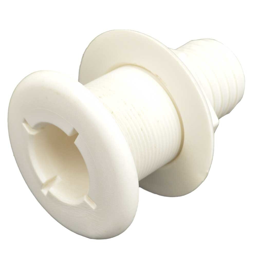 Boat Thru Hull Straight Barbed Plastic 1 1/2 Inch
