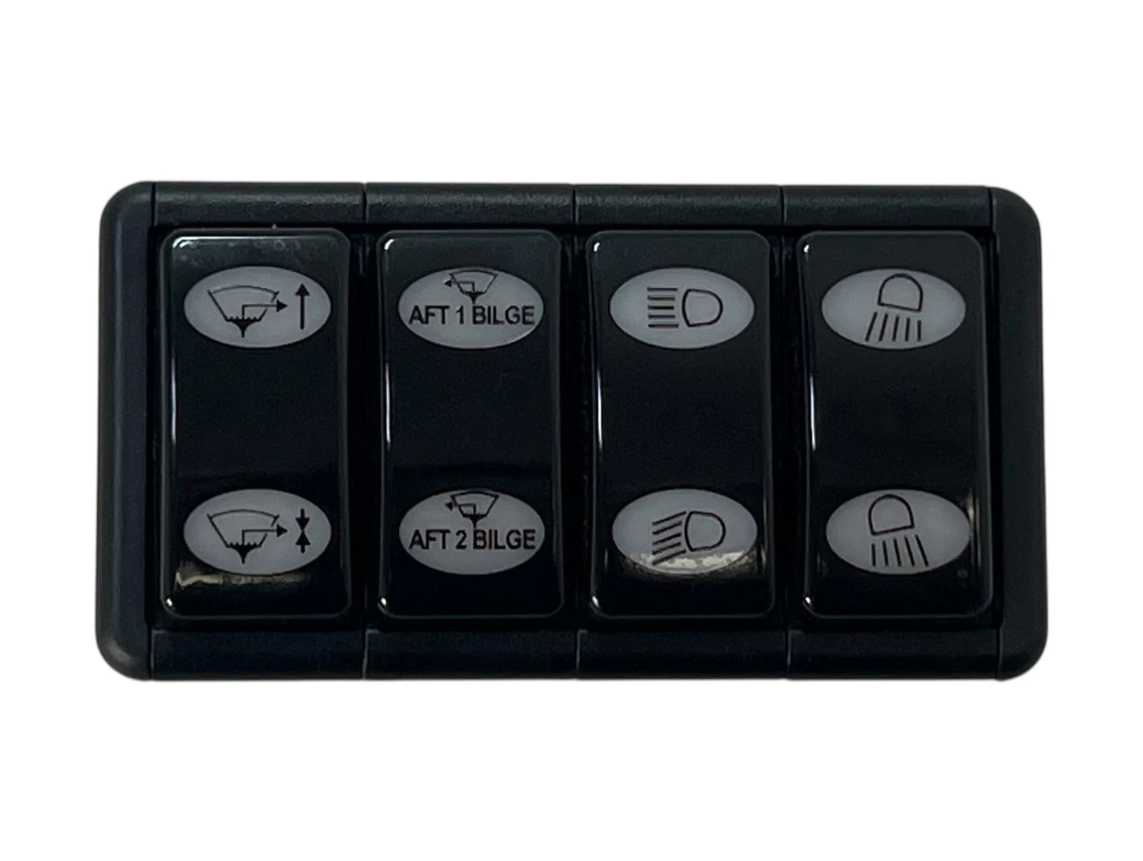 E-plex 428rsp4, Programmable 4 Rocker Switch Panel, Multicolor Led
