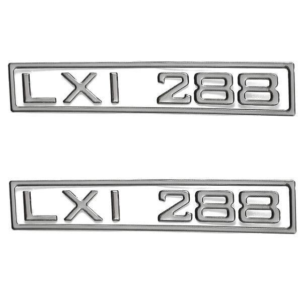 Larson Boat Raised Decals 0573101 288 LXI 9 Inch Mirror by Larson