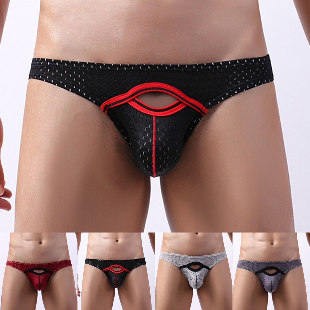 Hollow Knickers Lingerie Men's Mesh Panties
