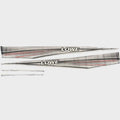 Lowe Boat Graphic Decals – Stinger Gray Red Stickers (Set of 4) by Lowe