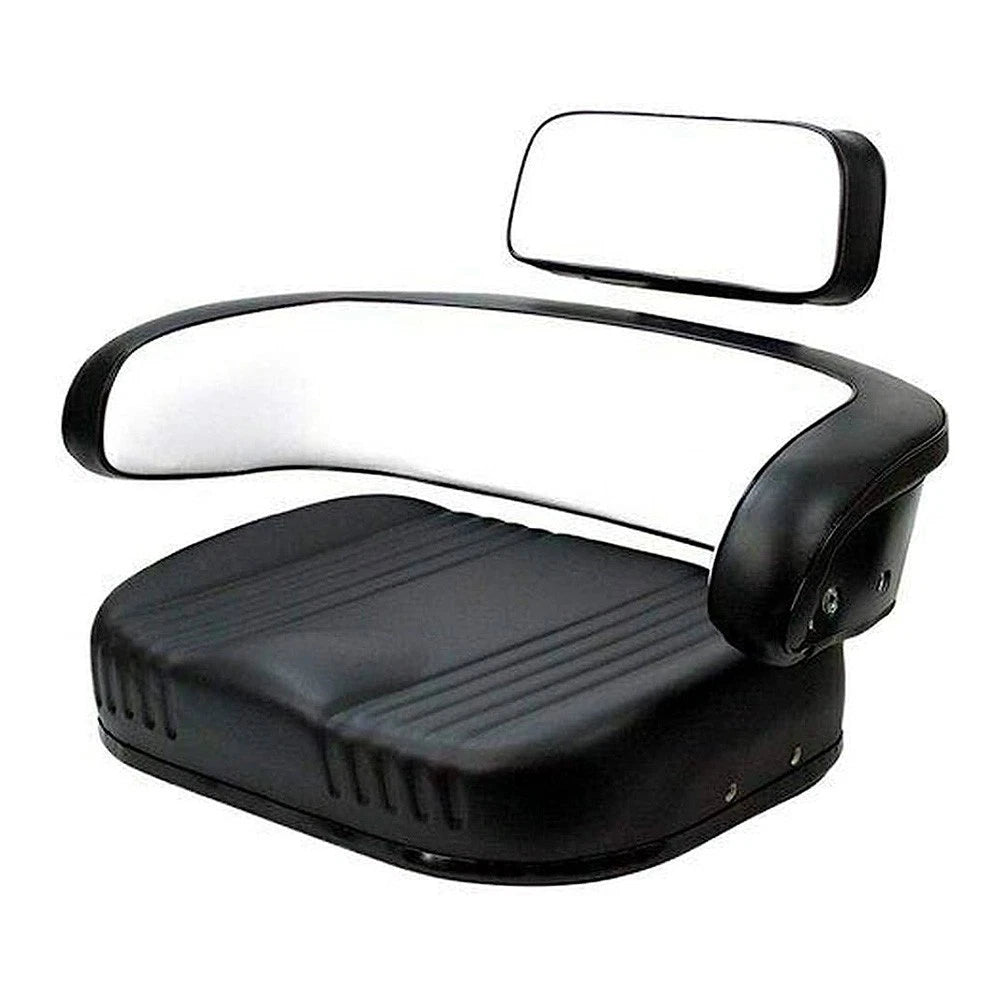 Seat 3-piece Set Vinyl Black/white Fits International 856 1466 766