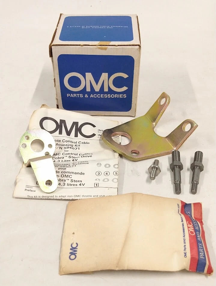 Omc 984071, 4.3l Sterndrive Remote Control Cable Mounting Kit