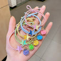Hair Tie Set Colorful Scrunchies