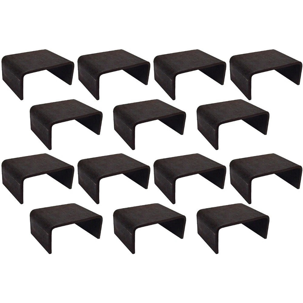 (14) Weldable Stake Pocket Board Holders 6 Gauge Steel For Haulers