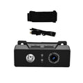 2 In 1 Head-mounted Action Camera 1080p Hd Outdoor Camcorder W/ Led