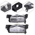 For 2*license Plate Light Rear Bumper Lamp Housing Cover For Mazda 3