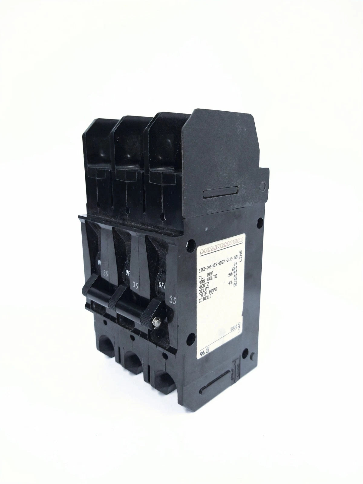 Carlingswitch Ea3-x0-03-857-<wbr/>3de-gb , 3 Pole 35amp 600 Volt