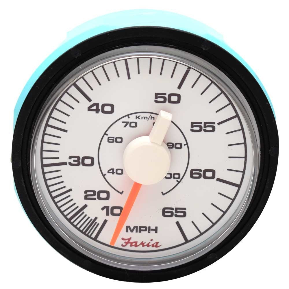 Faria Boat Speedometer Gauge 65 MPH 3 1/4 Inch by Faria