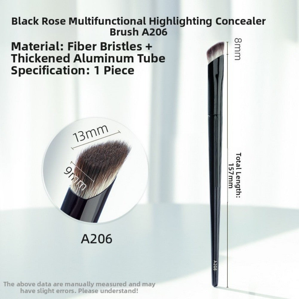 Synthetic Concealer Brush Aluminum Ferrule