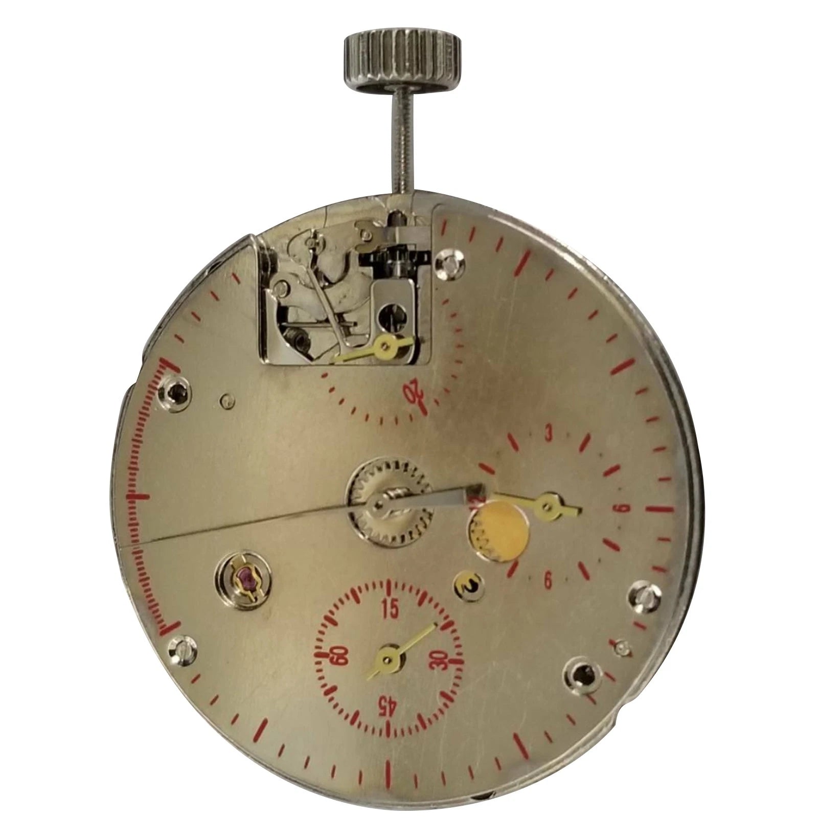 21600bph Mechanical 3-eye St19 Hand-wind Movement For Seagull St1902