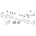 1-3/8" 6 Spline Qd Yokes Driveline Fits 343-150 14006546 14046560