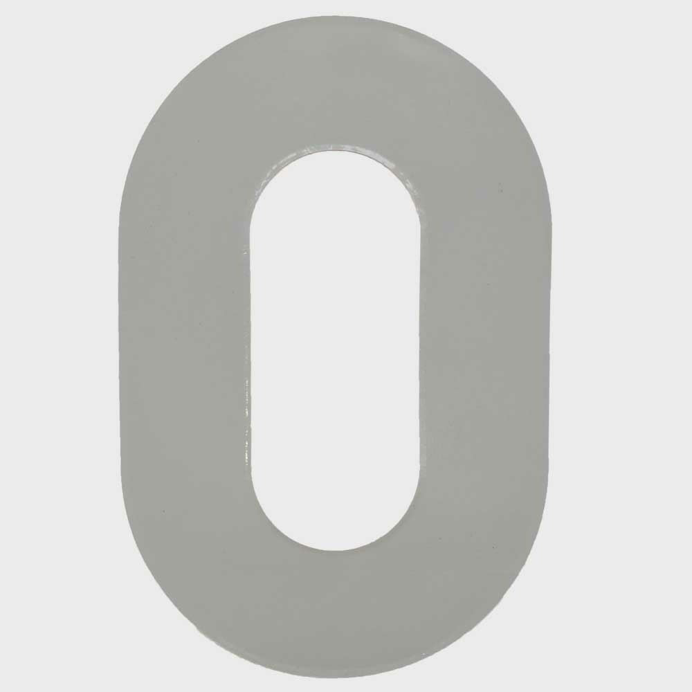 Tracker Marine Boat Number Zero Decal Gray Sticker by Tracker