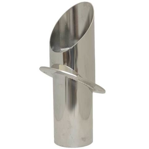 Malibu Boat Exhaust Tip 30 Degree 3 1/2 Inch Stainless Steel by Malibu