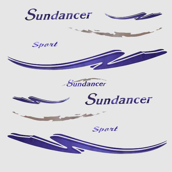 Decal Kit Sea Ray Boat Sundancer Sport Purple by Sea Ray