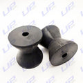2 Pack 4 Inch Mounting Width Boat Trailer Black Molded Rubber Bow
