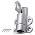 Silver Self Closing Latch Bolt Automatic Spring Loaded Door Gate