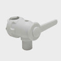 Boat Rail Antenna Mount 3/4 ID Clamp On White Plastic