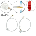 For 2 Pcs-fluid Film-degree Nozzle-extensi<wbr/>on-hose Fit