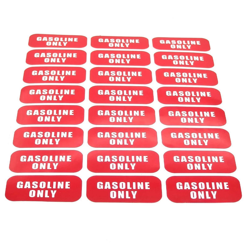 Gasoline Only Fuel Caution Warning Decal for Boat, PWC, Jet Ski, 24x