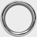 Eyebrow Gauge Bezel 3 1/4 Inch Silver Plastic