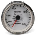 Faria Boat Speedometer Gauge SE9296A Tohatsu 3/4 Inch Silver White by Faria