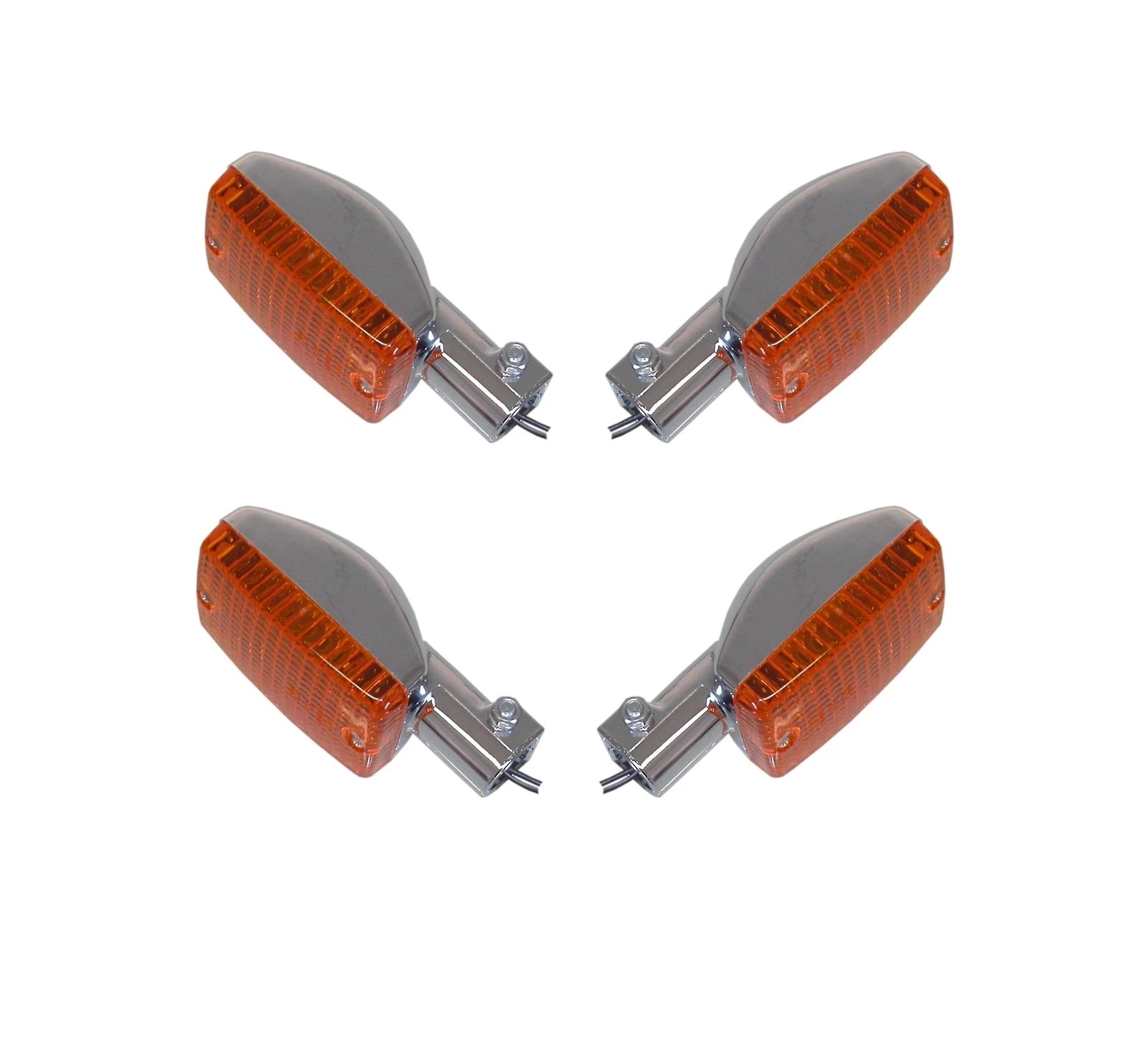 Turn Signals Complete Set Of 4 Front & Rear For Yamaha Xj 550