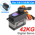42kg High Torque Digital Servo Motor Metal Gear Steering 180° For Rc