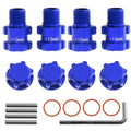 Set Metal 14 To 17mm Wheel Hex Hub Adapter For Typhon 4x4 3s Blx