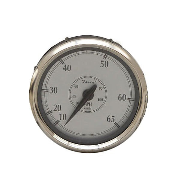 Faria Boat Speedometer Gauge SEK706B Larson Newport Silver Oversized by Faria