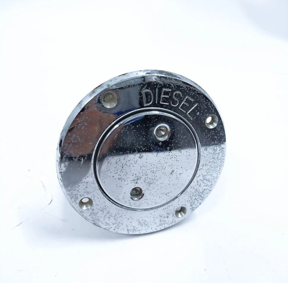 Perko 2'' Chrome Diesel Gas Filler Deck Plate With | Hook & Hull Co