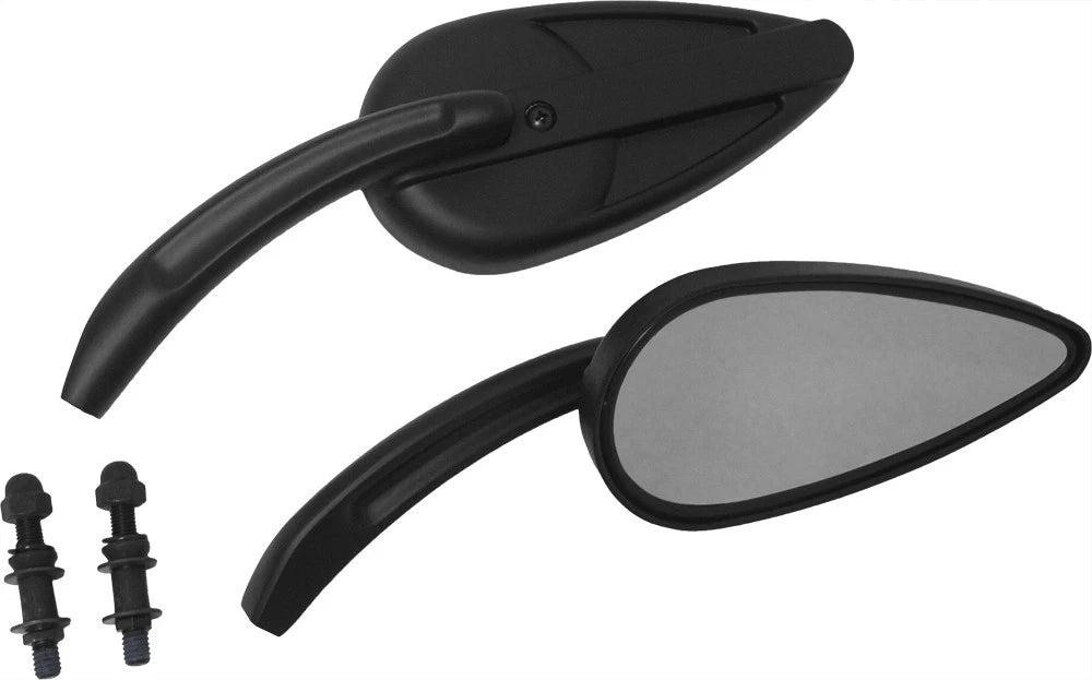Harddrive Black Vintage Side Mirrors – Fits Harley Davidson Xg & Xl