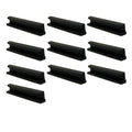 Attwood Boat C Slides 3 1/2 Inch Black Plastic (Set Of 10) by Attwood