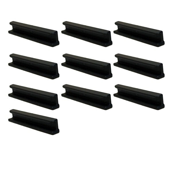 Attwood Boat C Slides 3 1/2 Inch Black Plastic (Set Of 10) by Attwood