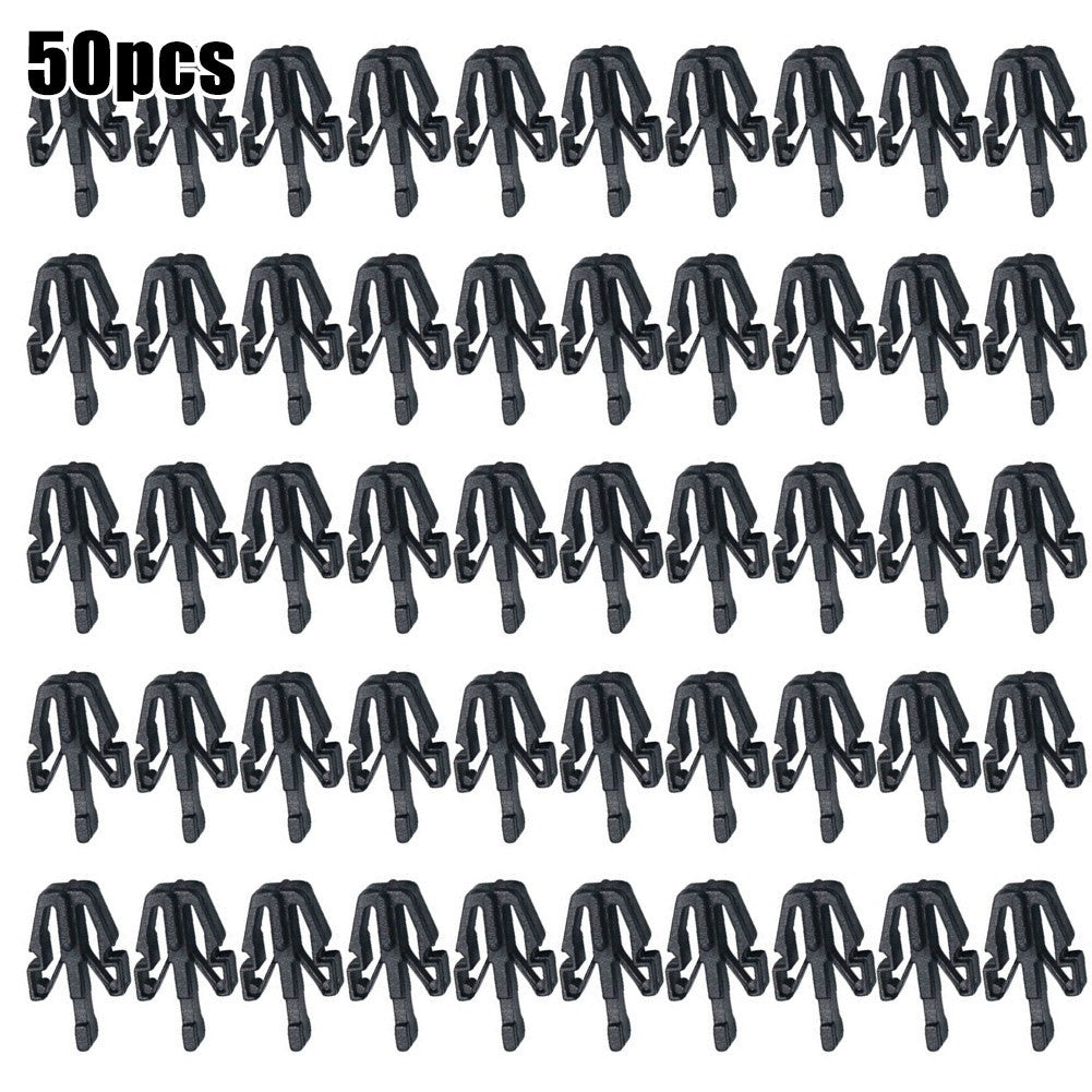 Black Grille Retainer Clips Set of 50
