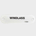 Marquis Boat Label Tag Windlass White by Marquis