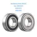 6000-6309 Ball Bearing Rubber Or Metal Seals