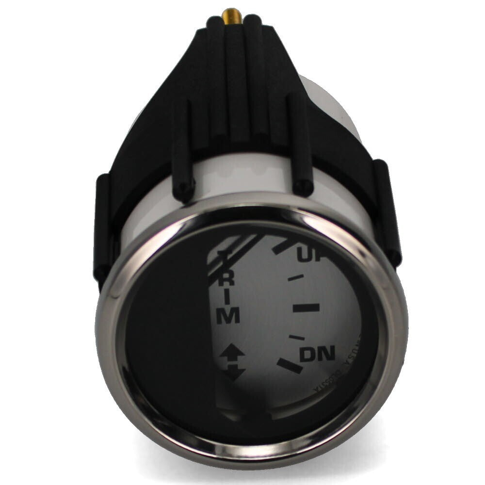 Faria Boat Trim Gauge GPC635A 2 Inch Spun Silver Series by Faria