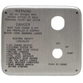 Boat Gas Shock Mounting Bracket 2 x 1 1/8 Inch 3/8 Ball SS