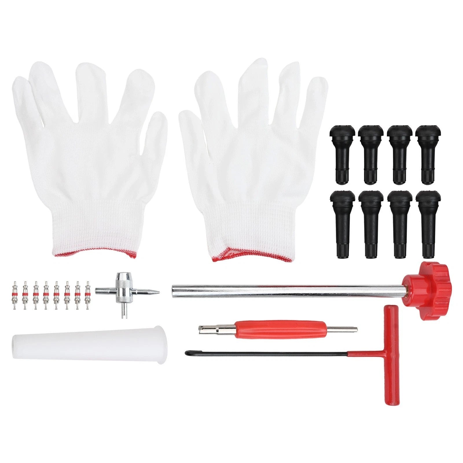Quick Change Tire Valve Tool Set Of 22 Pieces Ideal For Diy