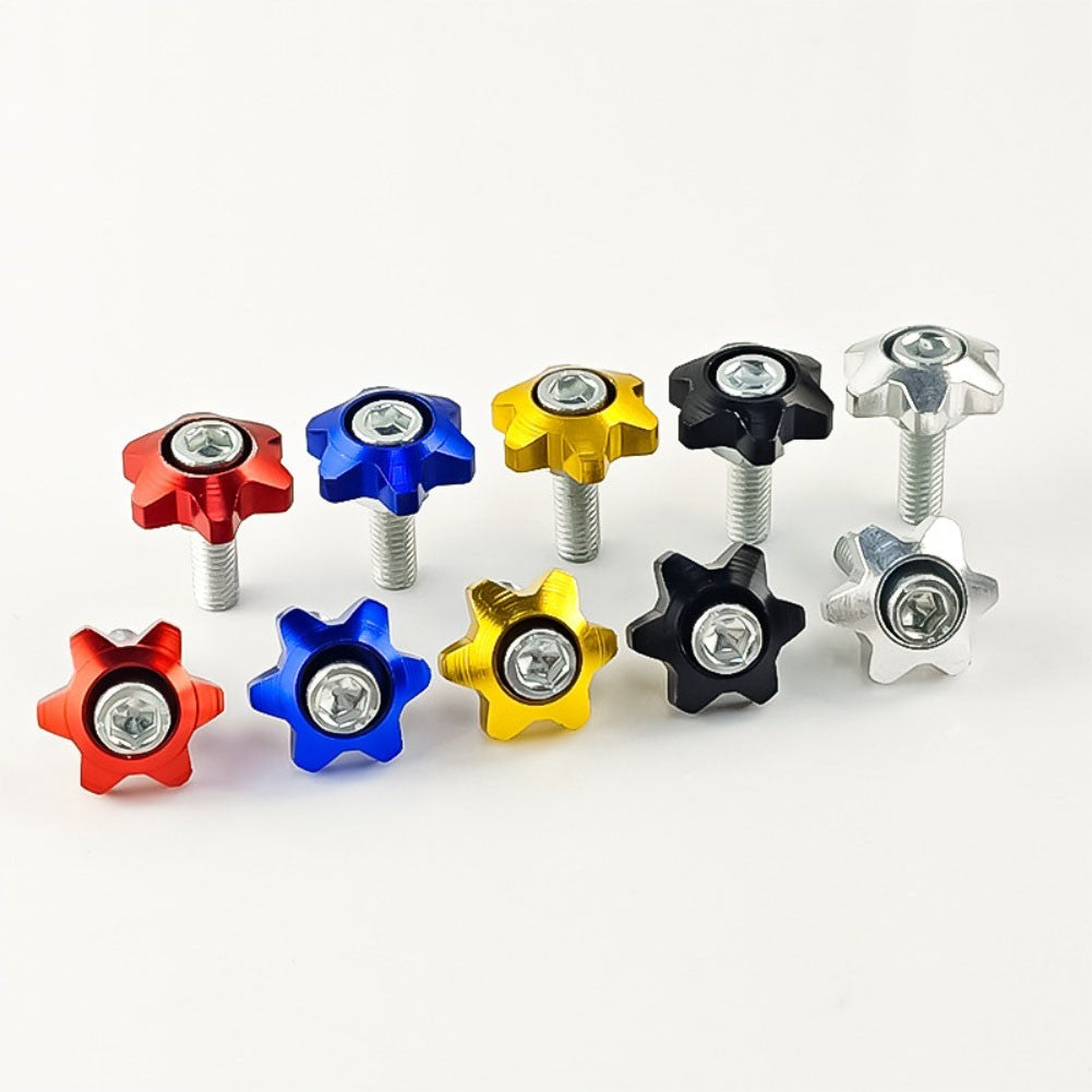 Star Shaped License Plate Bolts Replacement
