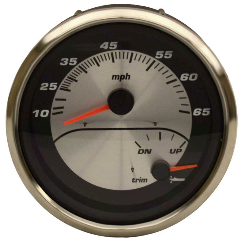 Faria Boat Multi-Function Gauge GSC058B Silver Black by Faria