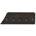 Tracker Boat Rod Holder Plate | 19 X 6 5/8 Inch Starboard Black Panel