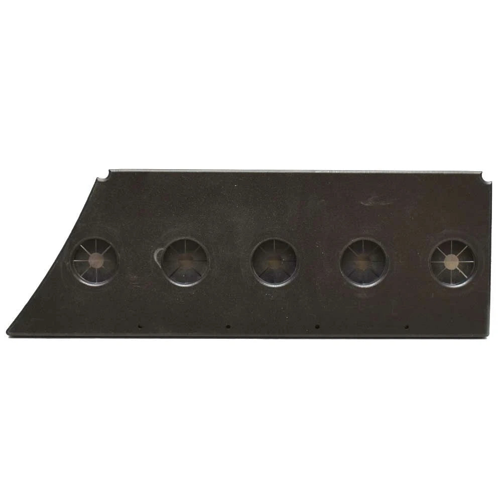 Tracker Boat Rod Holder Plate | 19 X 6 5/8 Inch Starboard Black Panel