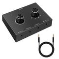 4x1/1x4 3.5mm Jack Audio Switcher Selector Bi-directional Audio