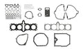 Full Gasket Set For Suzuki Gsx 750 F-k1 2001