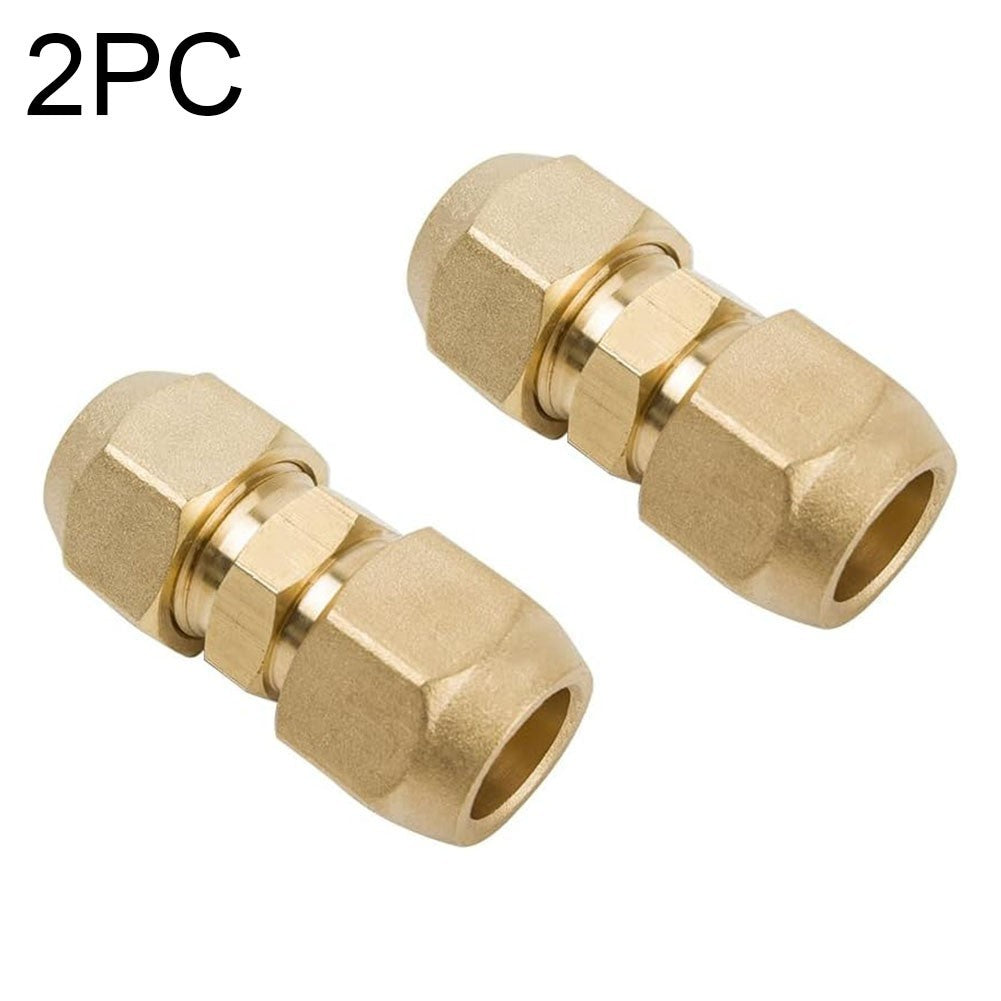 Double Nipple Brass Connector 2PCS