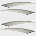 Premier Pontoon Boat Raised Emblem Decals | Spear Sticker (Set of 4)Op
