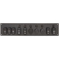Boat Helm Switch Panel Aluminum 3 1/2 x 16 Inch by Regal