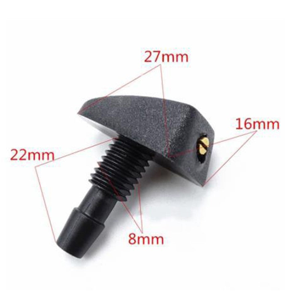 Front Windshield Black Plastic